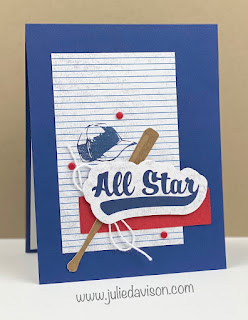 7 May 2021 Paper Pumpkin: Batter Up Alternative Projects + VIDEO ~ www.juliedavison.com #stampinup #paperpumpkin