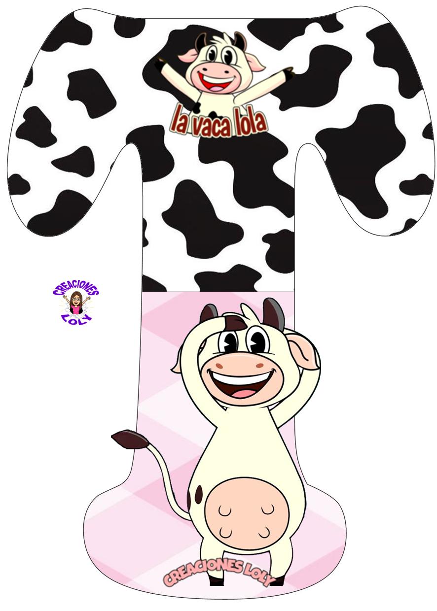 Creaciones Loly ABECEDARIO DE LA VACA LOLA