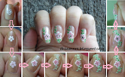 3d stuff beauty acrylic step nail flowers else tutorial