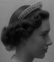 diamond lozenge tiara queen mary united kingdom princess margaret