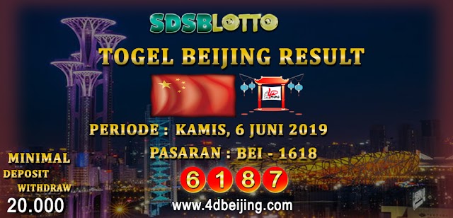 KELUARAN TOGEL BEIJING 6 JUNI 2019