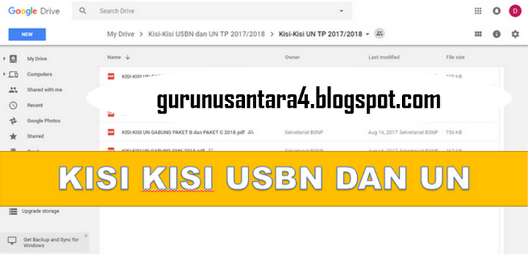 kisi kisi unbk smp dan smk 2017/2018 GURU NUSANTARA