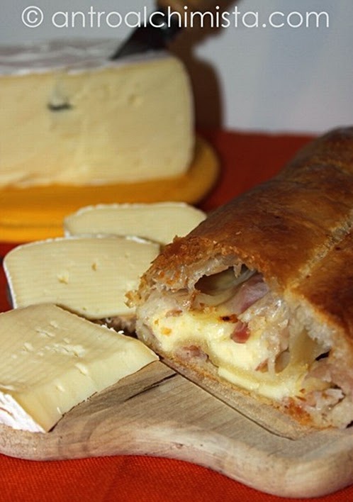 Strudel Salato con Pancetta e Caciottina