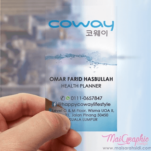 Frosted Plastic Card Malaysia