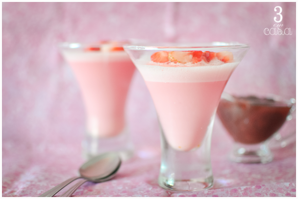 mousse de morango receita