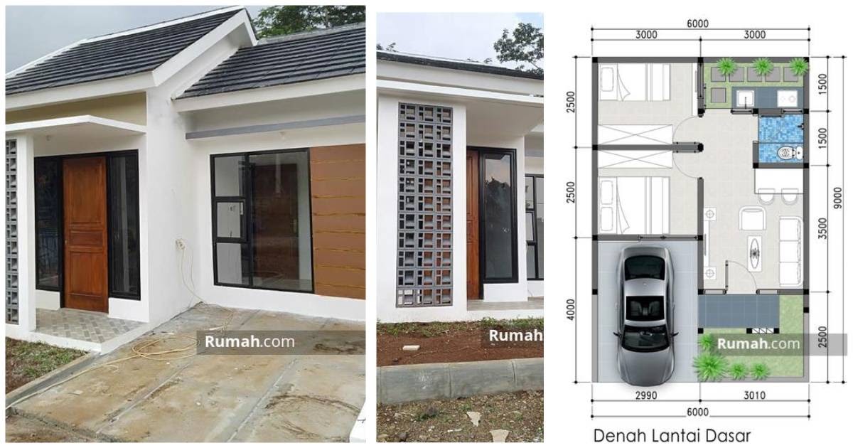 Rumah Minimalis ukuran 6x9 meter DESAIN RUMAH MINIMALIS