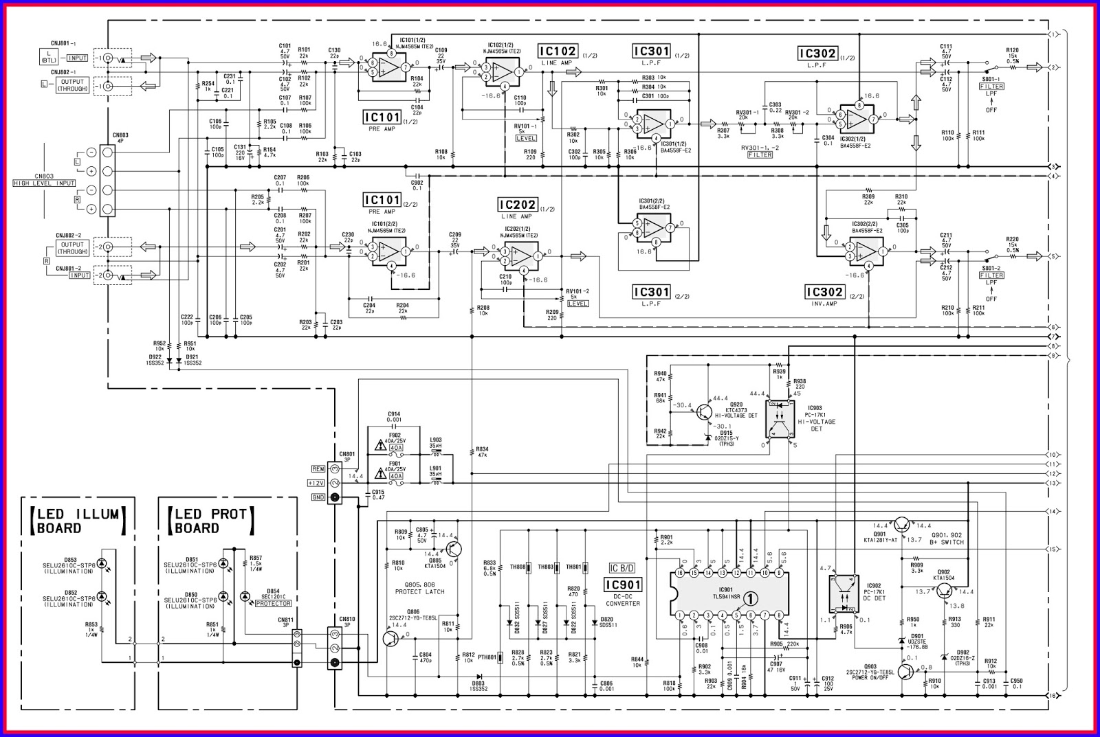 ELECTRONIC EQUIPMENT REPAIR CENTRE : SONY XM-2002GTW CAR AMPLIFIER BIAS