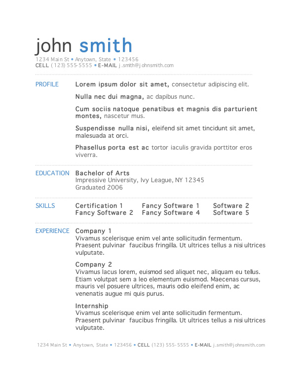 free resume template what makes a good one dadakan modern resume examples 2018