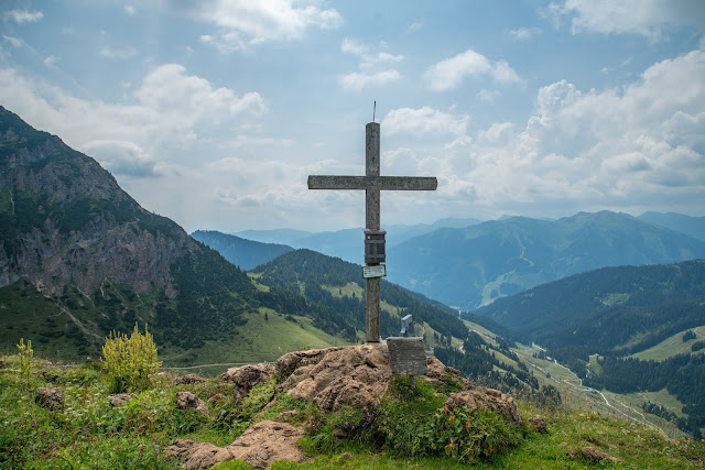 Kleberkopf und Spielberghaus  Wandern in Saalbach 11