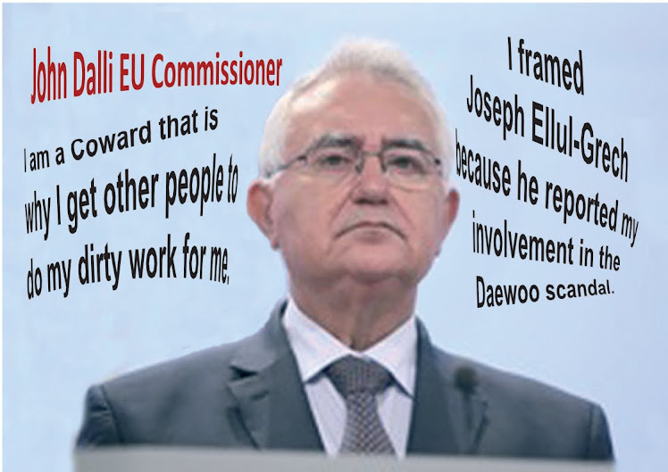 John Dalli Framed Joseph Ellul-Grech