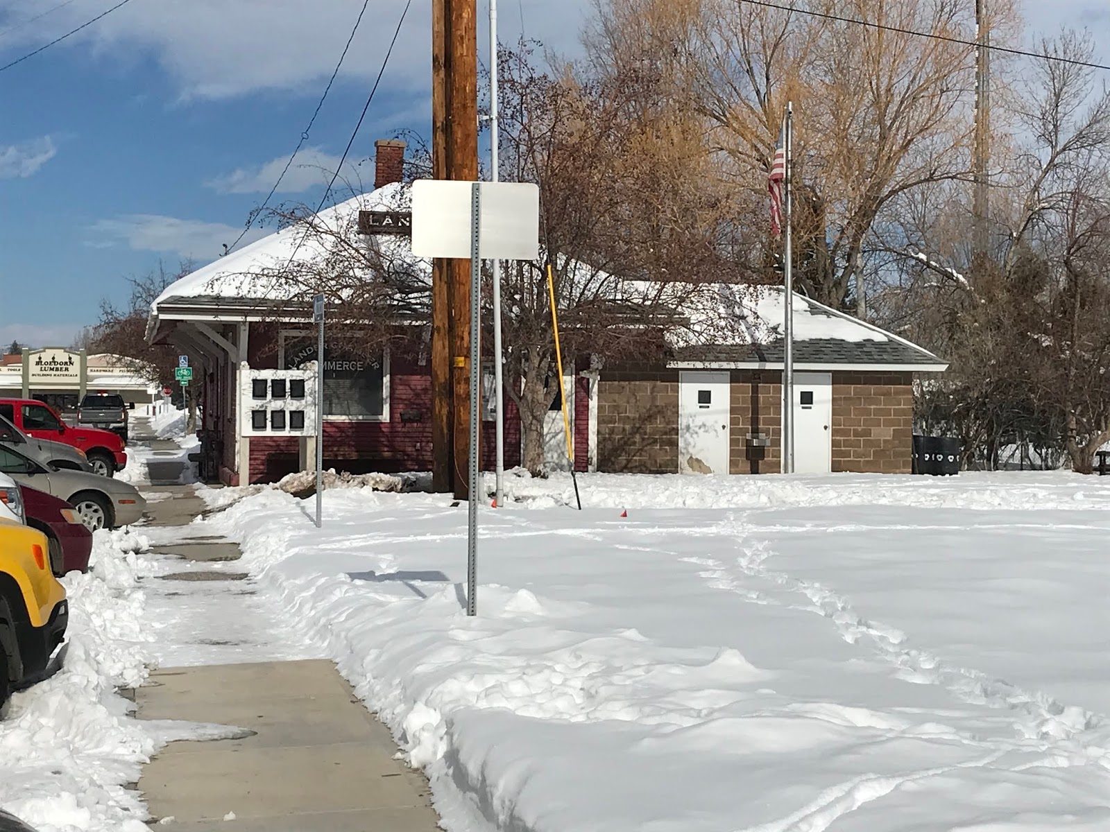 Railhead Former Chicago & Northwester Depot, Lander Wyoming.