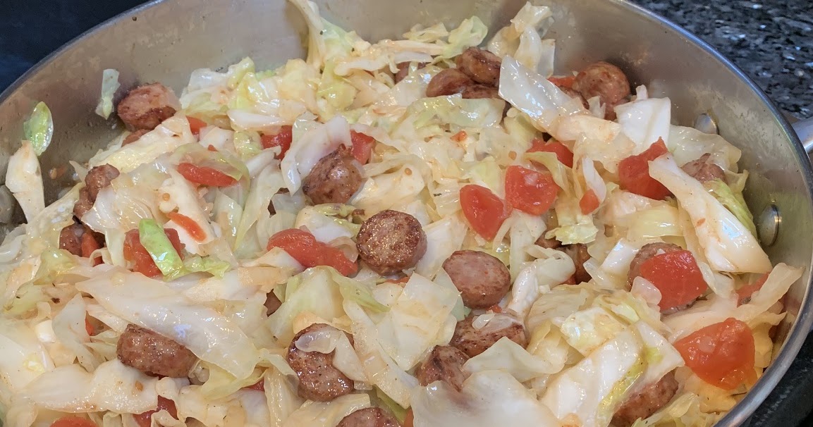 Big Dude's Eclectic Ramblings Cajun Fried Cabbage And Sausage For