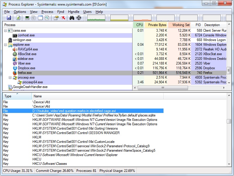 system internals process explorer system internals process explorer