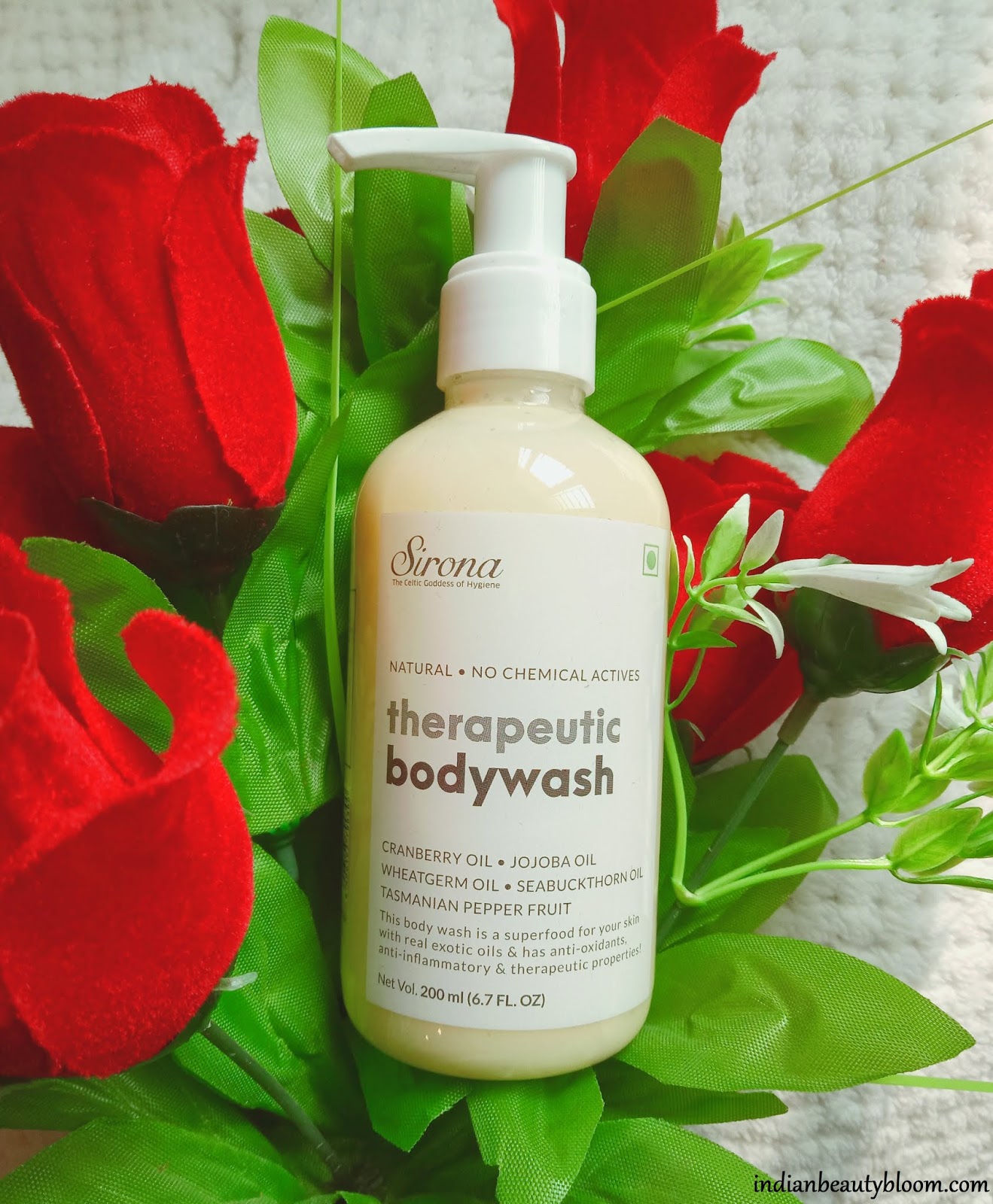 Indian Beauty Bloom Review of Sirona Therapeutic Body Wash