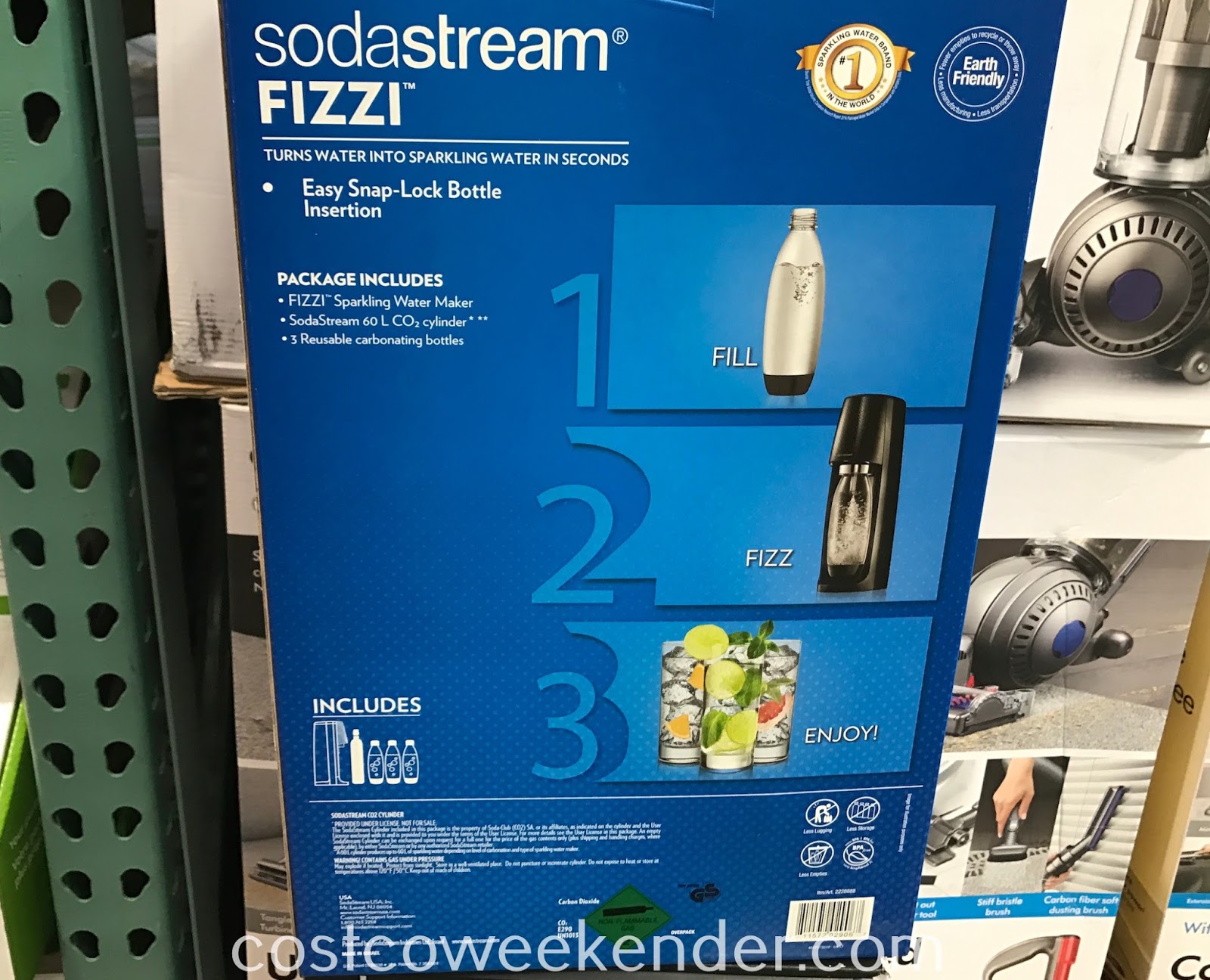 SodaStream Fizzi Sparkling Water Machine Costco Weekender
