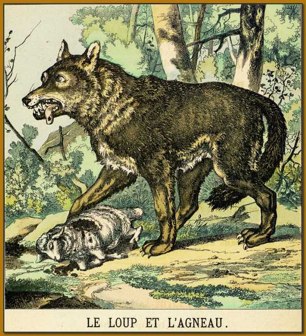 Le Loup Et L'agneau Illustration Facile PDF Jean de La Fontaine Fables, livre I, 10 1668 Le Loup et l`Agneau La