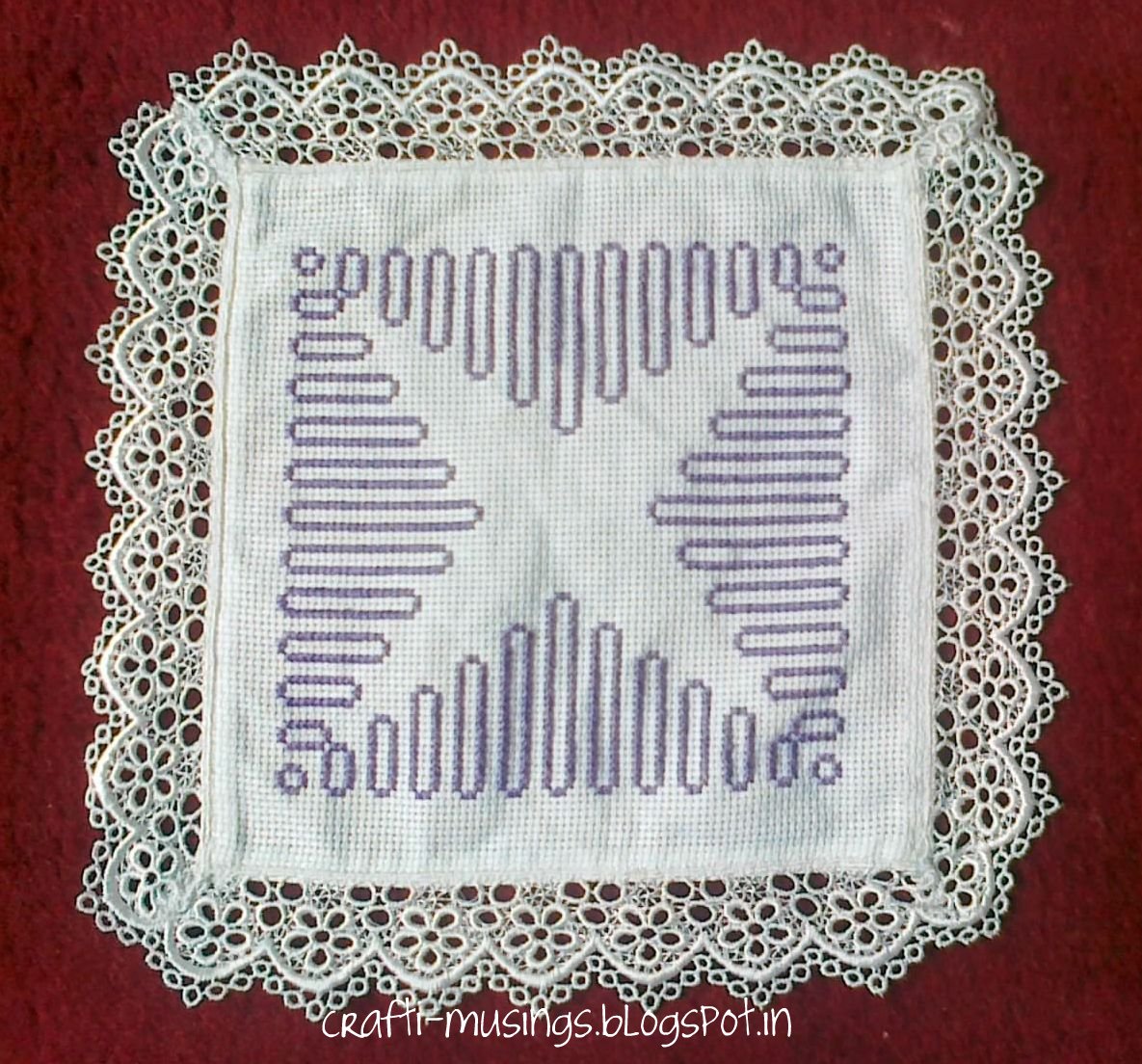 Crafti musings.. My Cross stitch creations