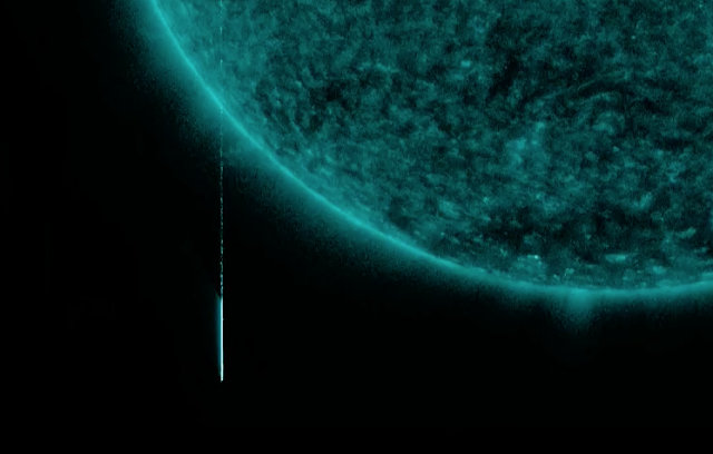 Giant UFO Exits The Sun On NASA Camera Sun%252C%2Brocket%252C%2BUFO%252C%2Bspace%2Bstation%252C%2Bsighting%252C%2Bscott%2Bwaring%252C%2Bnobel%2Bpeace%2Bprize%252C%2B