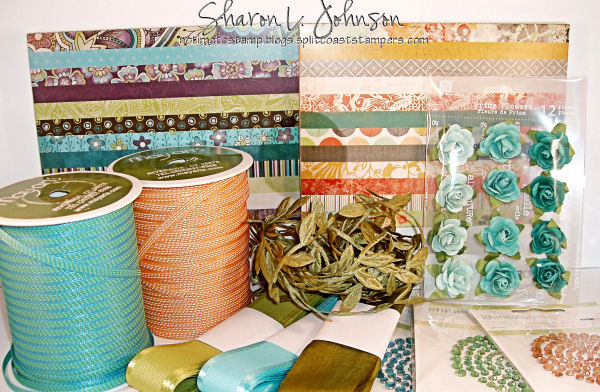Dream in Color...: JustRite Friday Challenge and Stamp Simply Ribbon Store
