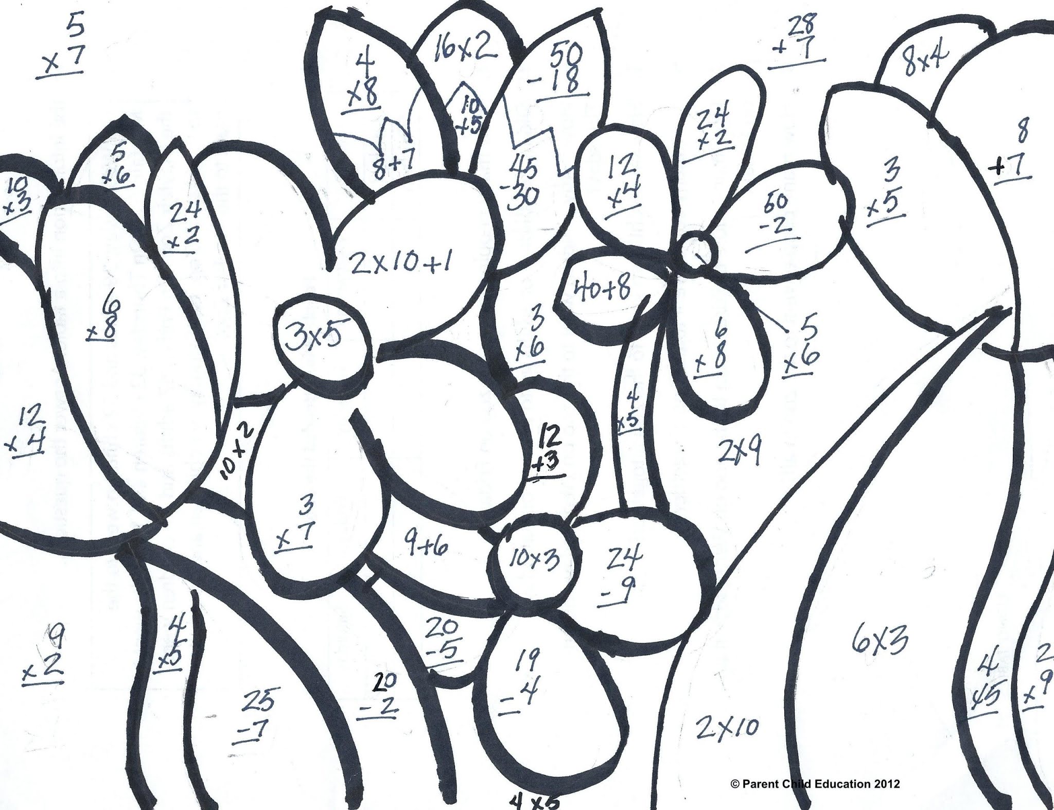Spring Math Worksheets For 2nd Grade | rxuxa