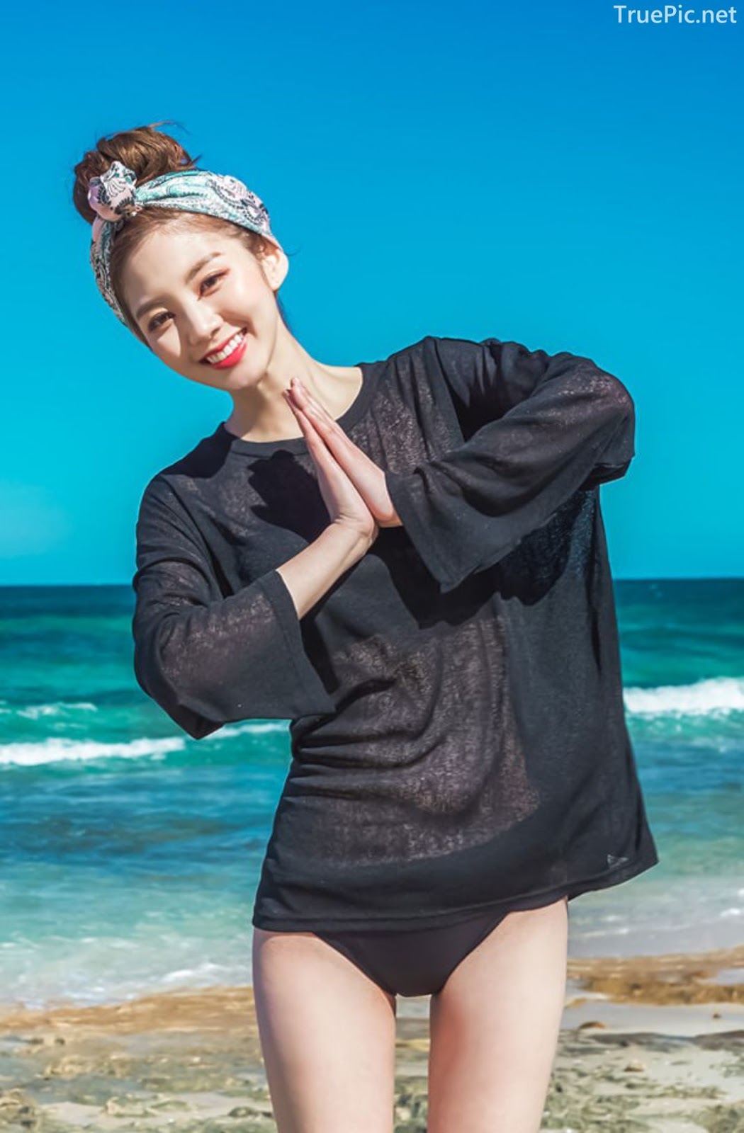 Korean fashion model Lee Chae Eun - Siena Beachwear Set Collection - TruePic.net - Picture 55