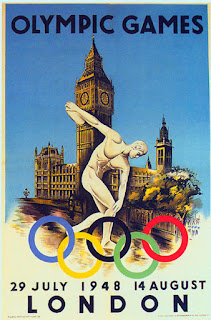 Vintage video from the 1948 Olympics