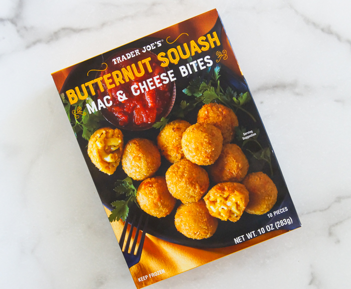 Trader Joe's Butternut Squash Mac & Cheese Bites Review Sweet on