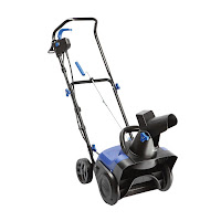 Snow Joe SJ615E Electric Snow Thrower, with 11-amp motor, 2 blade cold-and-abrasion-resistant plastic auger, moves up to 441 lbs of snow per minute, 15" path width and 8" deep