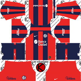 San Lorenzo 2019/2020 Kit - Dream League Soccer Kits