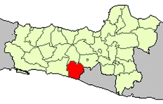 Gambar Peta Lokator Kabupaten Purworejo