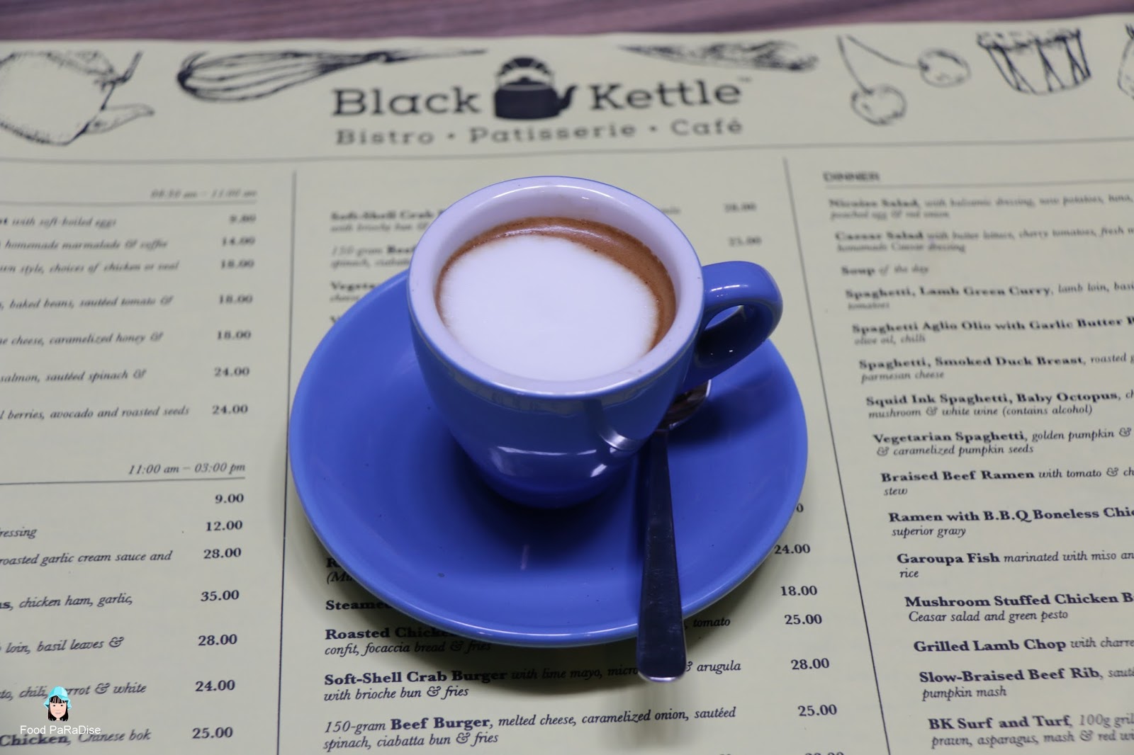 FoOd PaRaDiSe Black Kettle Beach Street, Penang.