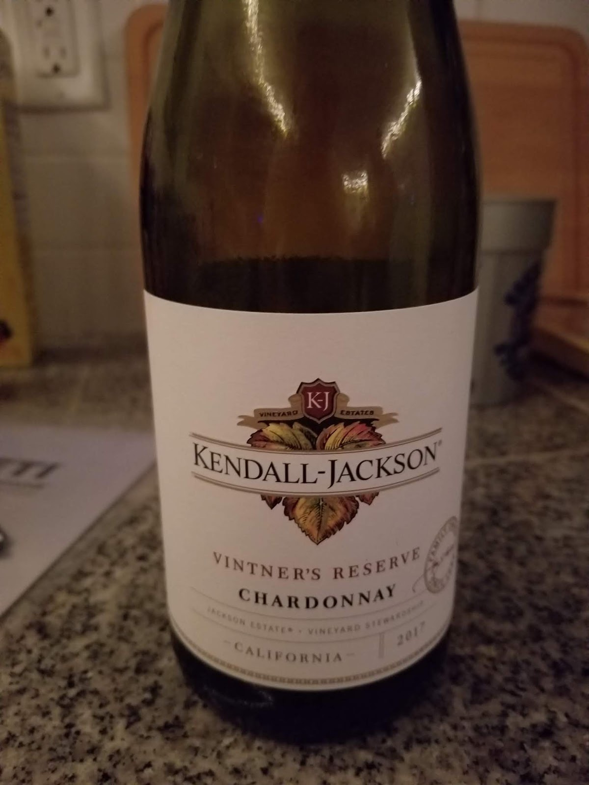 Jack's Wine Blog Tasting Kendall Jackson Chardonnay