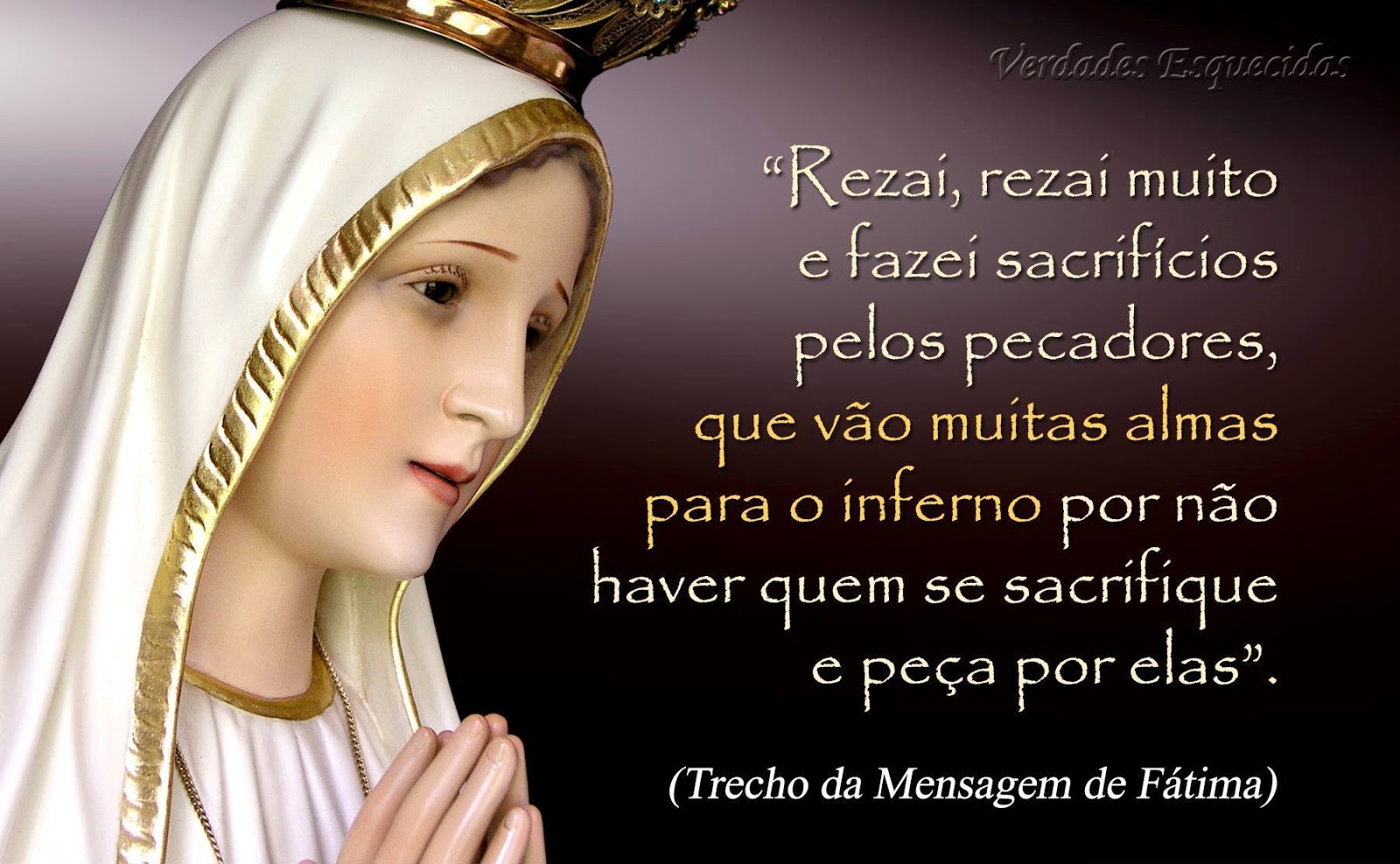 VERITATIS Sobre a oração de Fátima VERITATIS Sobre a oração de Fátima