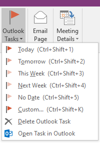 abrir tareas de OneNote en Outlook 1