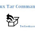 How to use tar command in linux for server backup