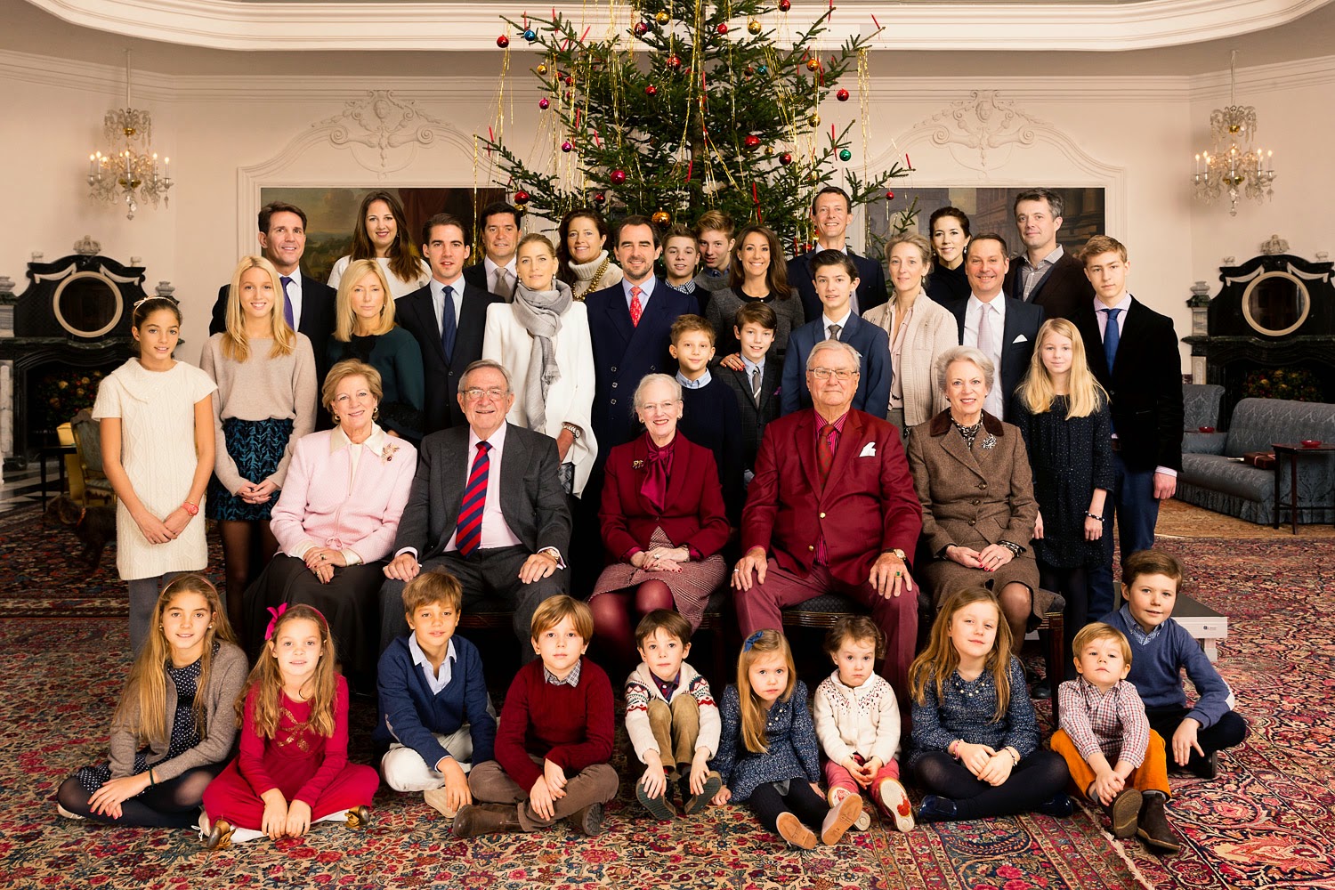 Royal Family Christmas Photo 1991 Royal Family's Christmas At Windsor Castle In 1987