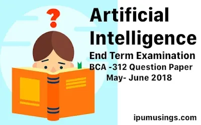 END TERM EXAMINATION [BCA] MAY Jun 2018 Paper Code: BCA312 _ _ Subject: Artificial Intelligence Time: 3 Hours  Maximum Marks: 75  Note: Attempt five questions in all including Q.no.1 which is compulsory.  Select one question from each unit. Q1 Write short notes [Any five]			(5x5=25) (a) Heuristic Approach (b) Task domain (c) Expert System (d) Hill Climbing (e) Role Learning (f) Robotic Architecture (g) DFS (Depth First Search)  Unit I Q2(a) What is the importance of Artificial Intelligence? Describe it. (6.5) (b) Discuss issues in design of search program. (5)  Q3: (a) Explain the various categories of Production System. (6) (b) What are the elements of AI? Discuss various Application areas of AI.(6.5)  UNITII Q4: What are the qualities of a good Knowledge Representation System?(6)  (b) What is predicate logic? How Knowledge Representation can be achieved using predicate logic? lllustrale. (6.5)  Q5 (a) Differentiate between Inheritable Knowledge & Infrential Knowledge.(6)  (b) Describe mapping between facts a» representation. (6.5)  UNIT III Q6: (a) Describe Natural Language Processing. Explain various types of NLP techniques. (6)  (b) What is learning? Explain how Ieaming is helpful for Al? (6.5)  Q7 (a) Comparison between Syntactic Processing & Semantic Processing (6.5) (b) Explain discourse & pragmatic processing. (6)  UNIT IV Q8 Why LISP is considered to be appropriate language for AI technique? Write a LISP program to print factorial of a given number. (12.5)  Q9: What is an Expert System? What are the characteristics of a good Expert System? Explain MYCIN expert system. (12.5)