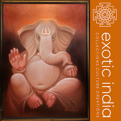 Lord Ganesha’s Unstructured Halo - Oil Paintings