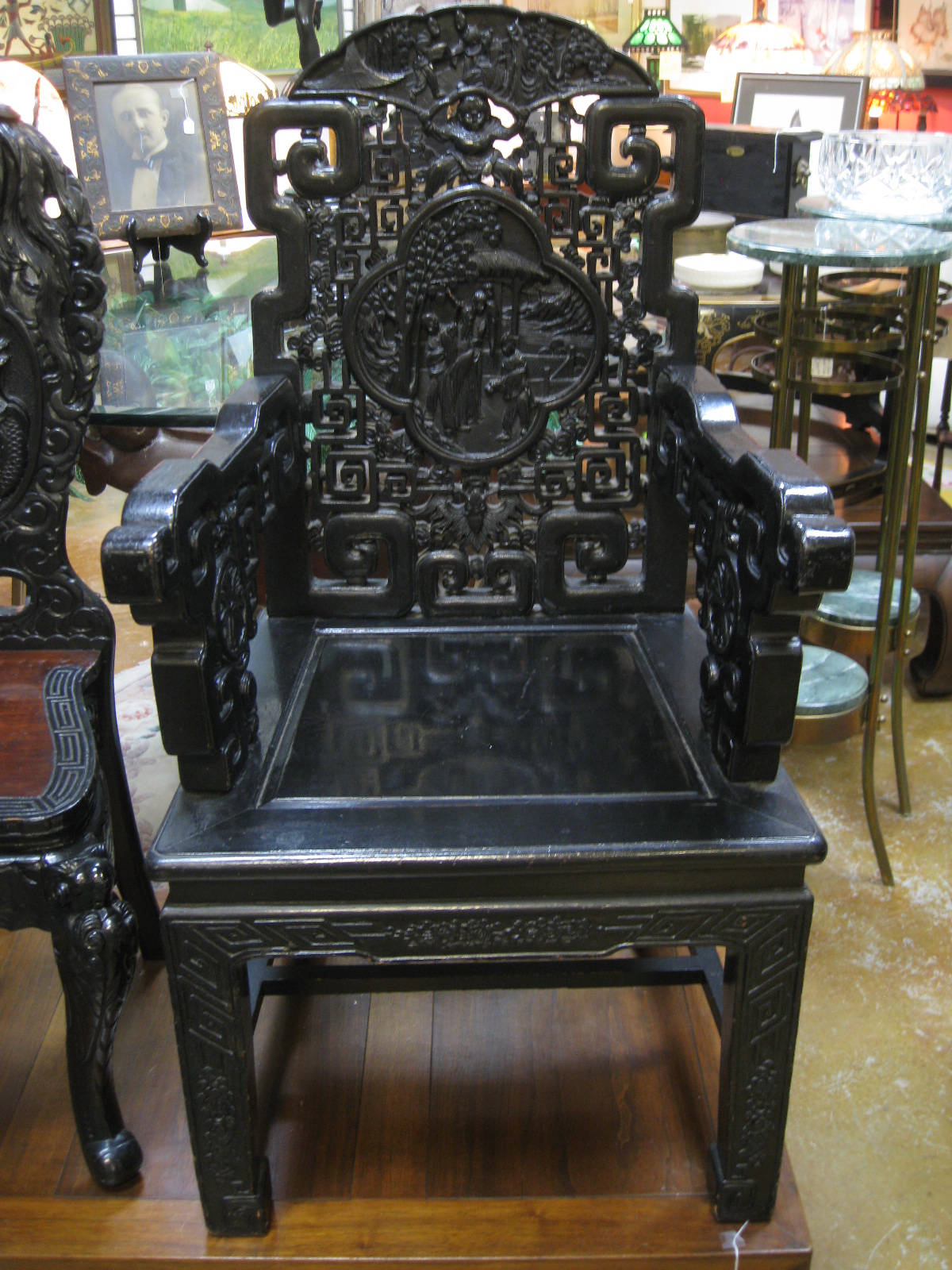 Antiques, Art, and Collectibles Asian antique, Antique Chinese arm chair