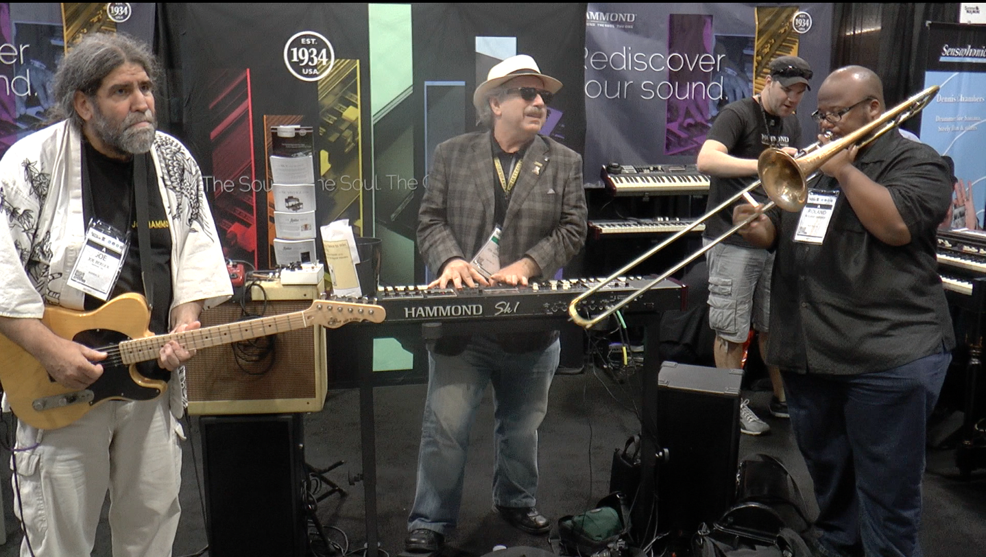 JON HAMMOND Band Radio & TV Show Summer NAMM Show Nashville The Booth