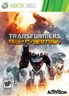 Transformers Fall Of Cybertron Xbox 360 Game Cover Photo
