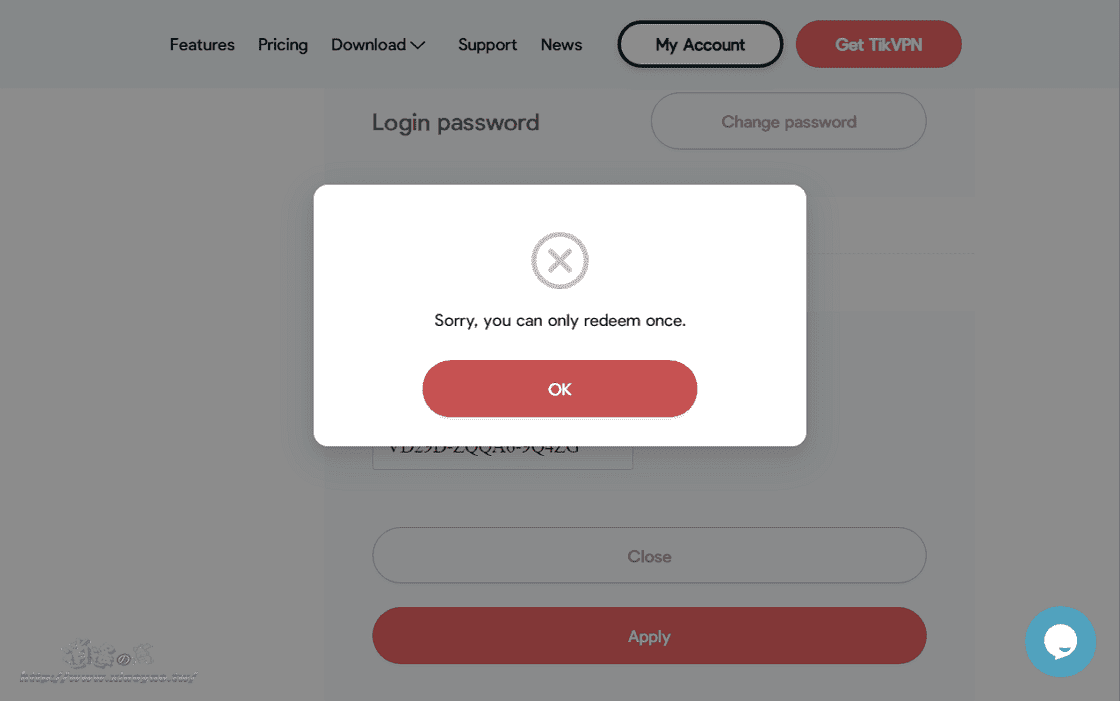 TikVPN 提供VIP體驗序號,免費無限制使用VPN服務