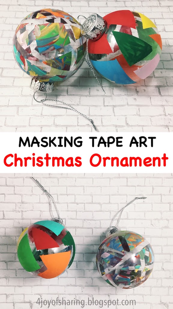 Download Masking Tape Art Christmas Ornaments The Joy Of Sharing 3D SVG Files Ideas | SVG, Paper Crafts, SVG File