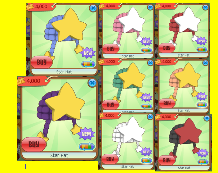 animal jam jammers! New Star Hat