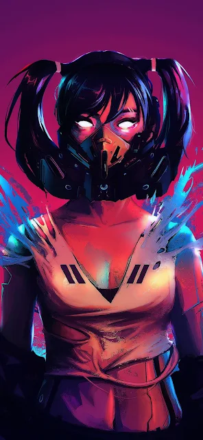 AWESOME CYBERPUNK  WALLPAPER