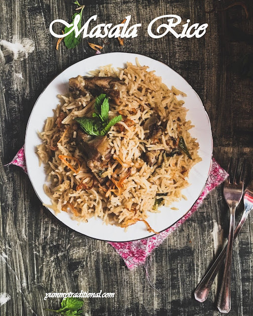 Masala Rice Recipe - Yummy Traditional