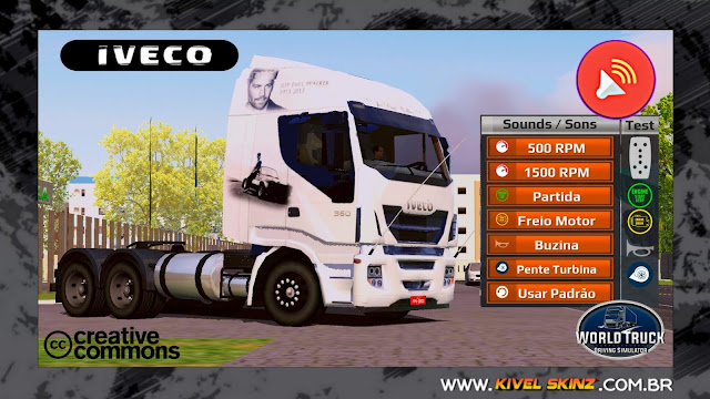 SONS DIFERENCIADOS PARA O IVECO HI-WAY