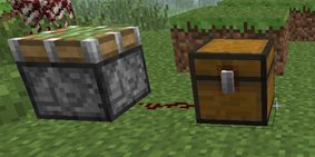 Minecraft Wiz: TRAPPED CHESTS! SNEAKY TRAPS!