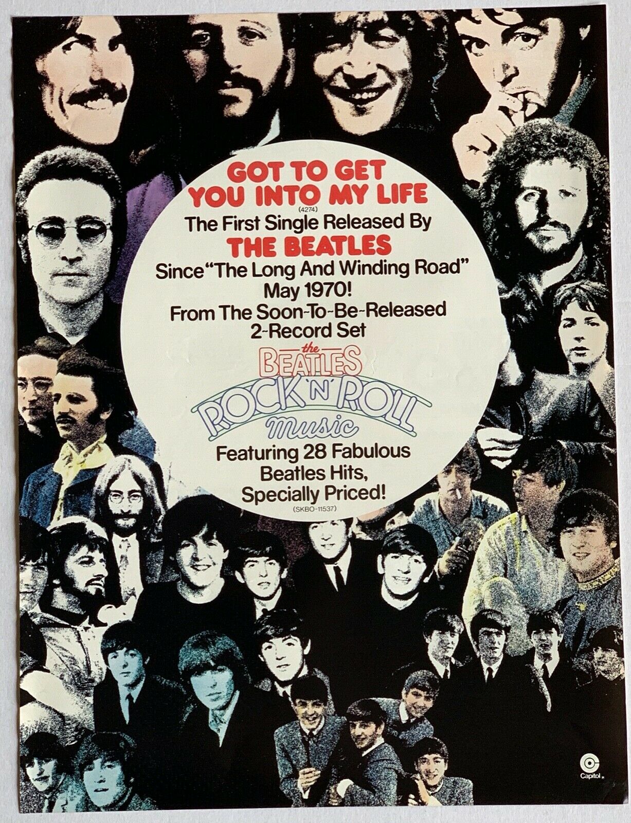 Vintage ad for the Beatles'