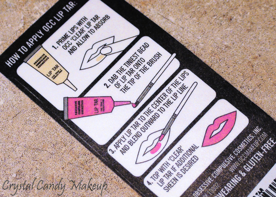 How To Apply Lip Tar Anime Obsessive Compulsive Cosmetics OCC